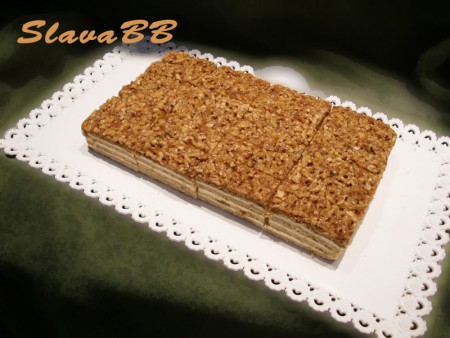 medovo - orechove rezy